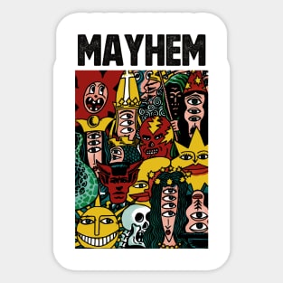 Monsters Party of Mayhem Sticker